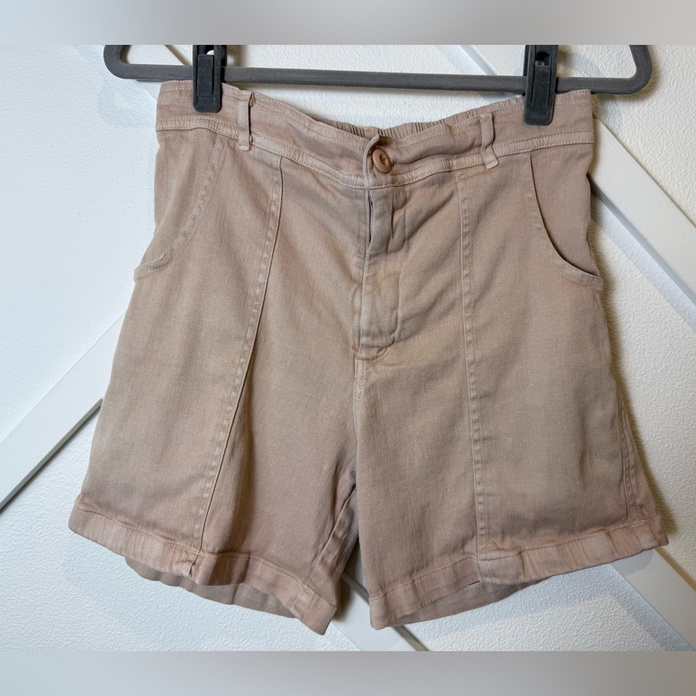 Jungmaven Tan and Pink Bermudas Lightweight Shorts